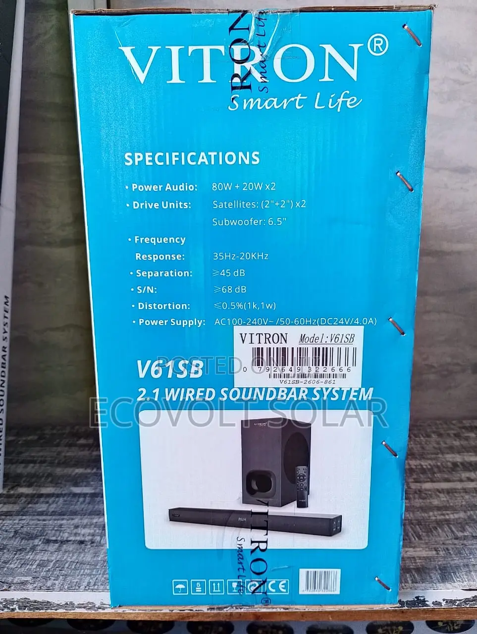 Vitron V61sb 2.1 Wired Soundbar System