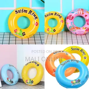 50–80cm Inflatable Swim Ring Float Pool Safety Tube Kids Adults