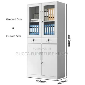 Modern 2-Swing Door File Storage Cabinet