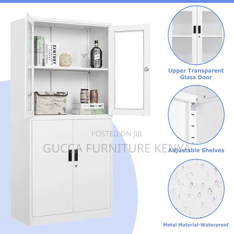 Modern 2-Swing Door File Storage Cabinet