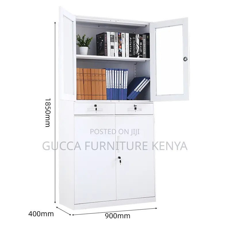 Modern 2-Swing Door File Storage Cabinet