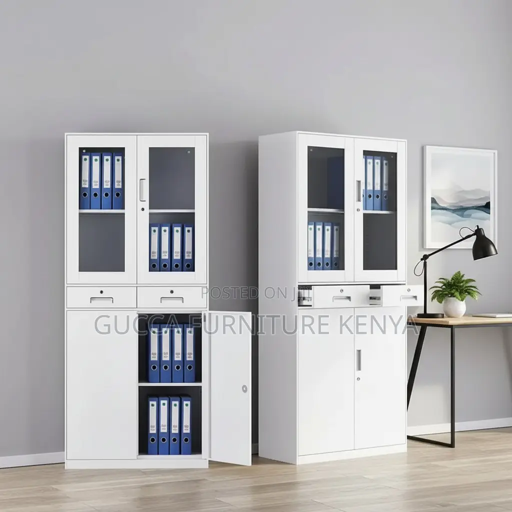 Modern 2-Swing Door File Storage Cabinet