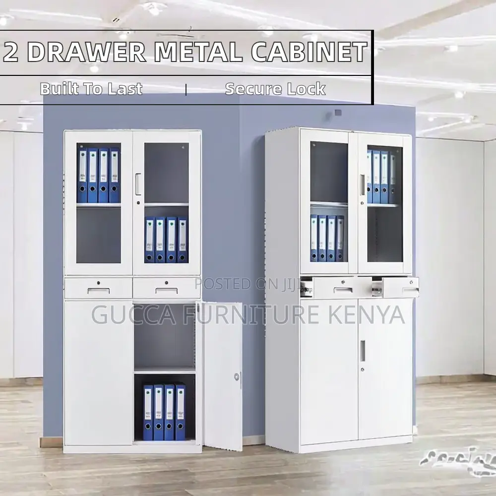 Modern 2-Swing Door File Storage Cabinet