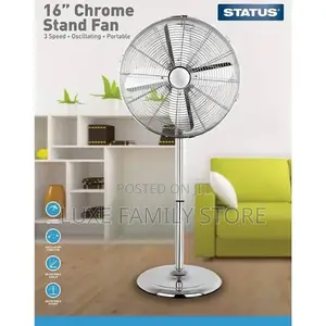 16-Inch Metal Pedestal Floor Fan 