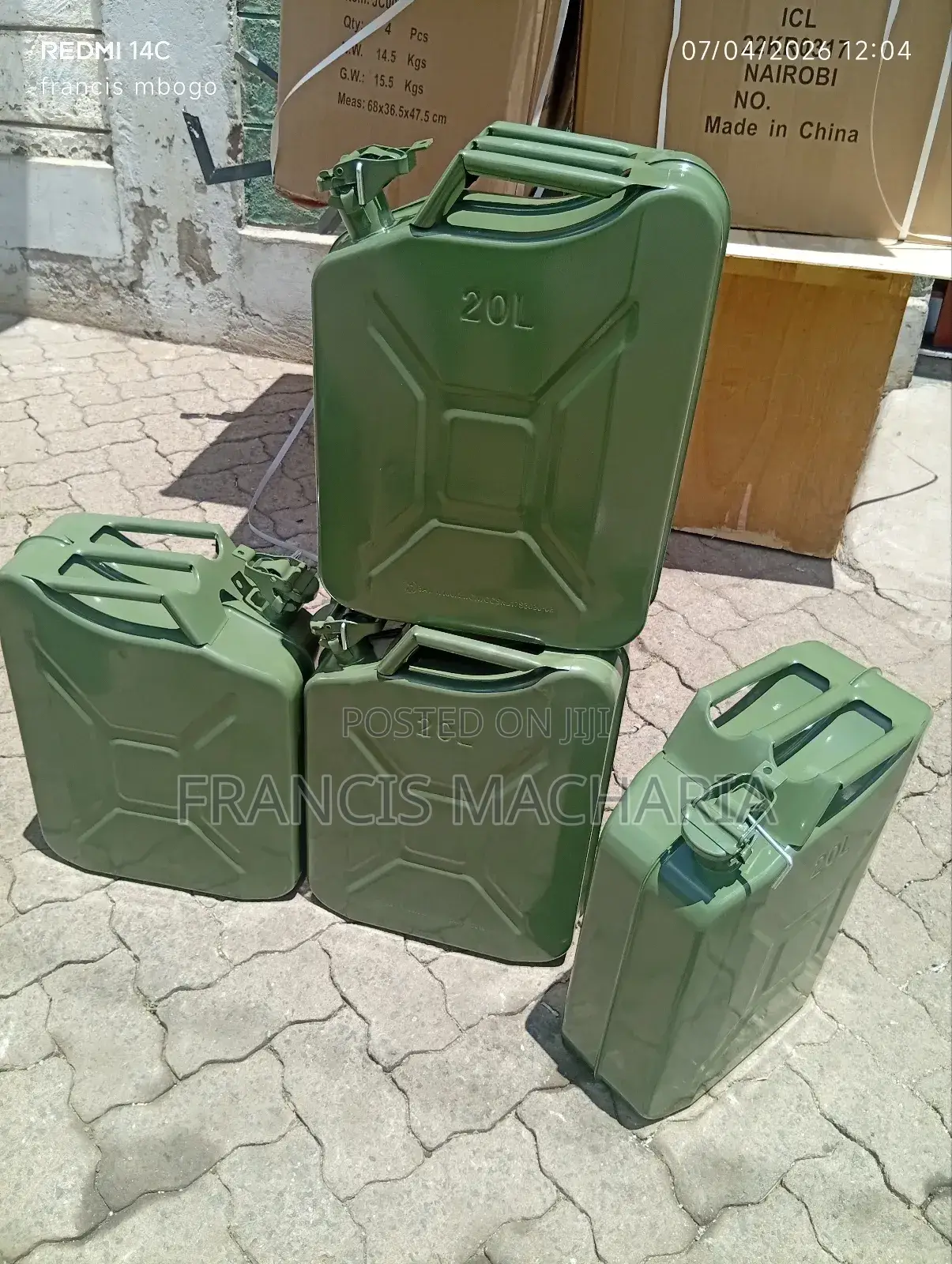 20ltrs Fuel Jerrycan Portable