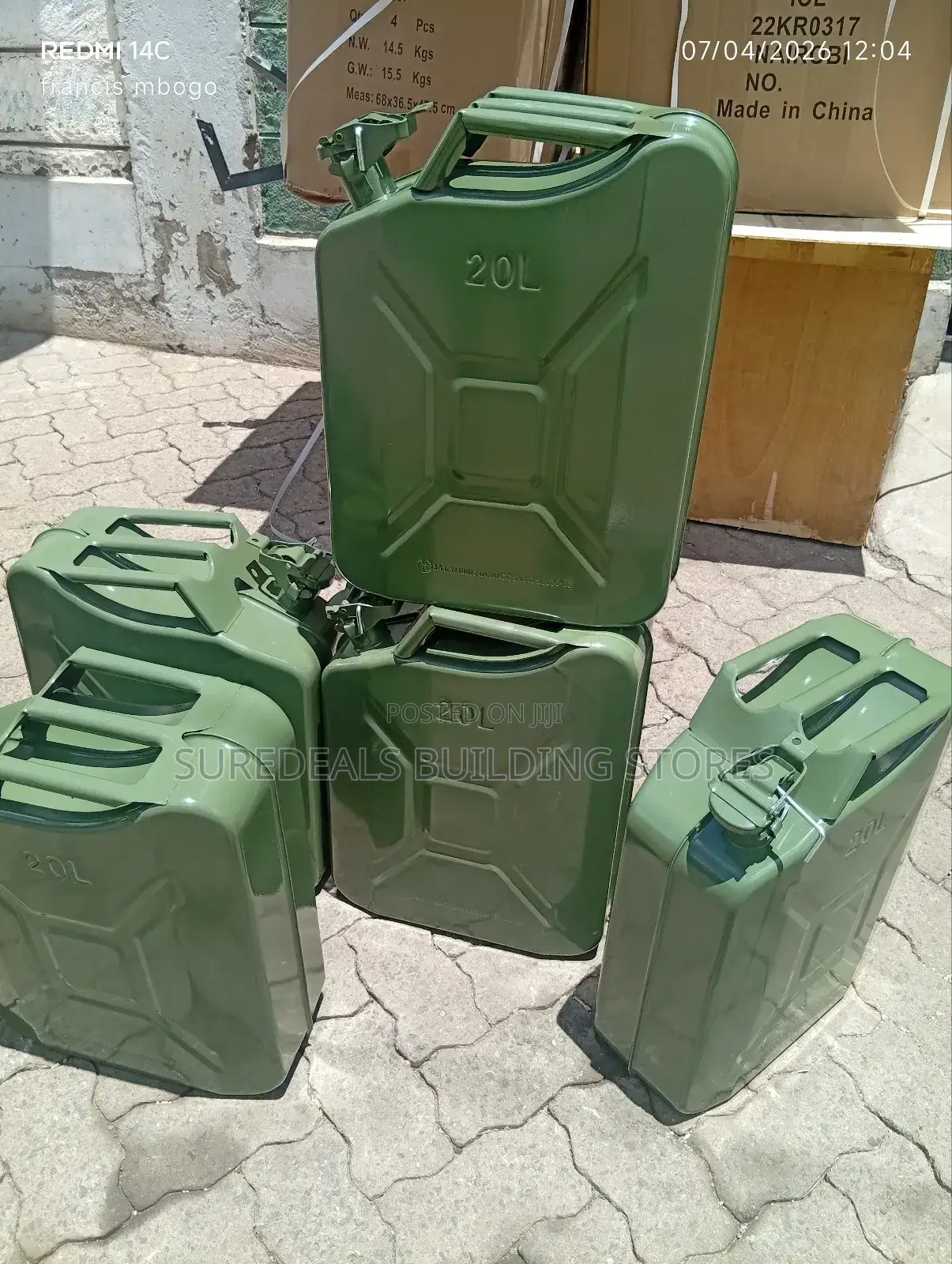 20ltrs Fuel Jerrycan Portable