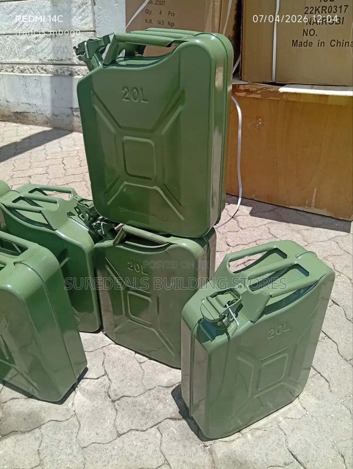 20ltrs Fuel Jerrycan Portable