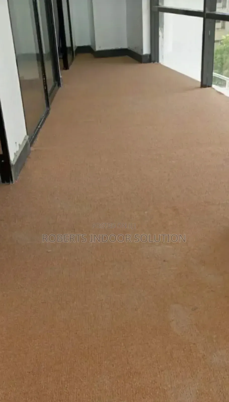 Neutral Beige Carpet Installation