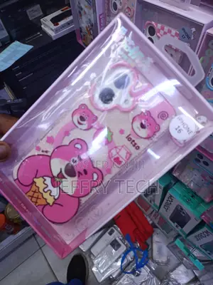 Cute Cartoon Tpu Case for iPhone 16 Featuring Lotso Bear.