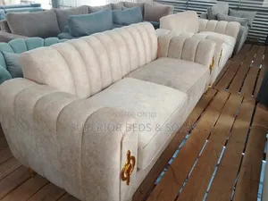 Three Seater Cream Sofa