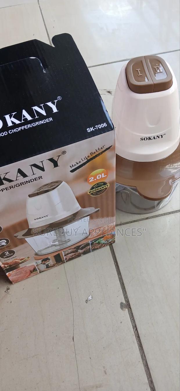 Sokany 2l Electric Food Chopper 300w Stainless Steel Blades
