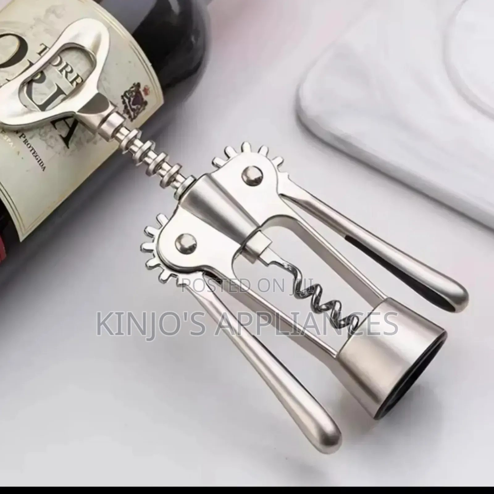 Heavy Duty Stainless Steel Corkscrew Wine Opener