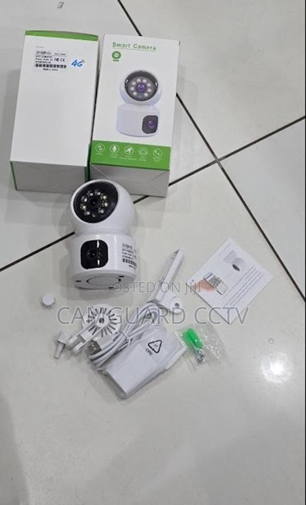 V380 Dual Lens Wifi PTZ Camera Smart Net Baby Monitor With Sd Slot