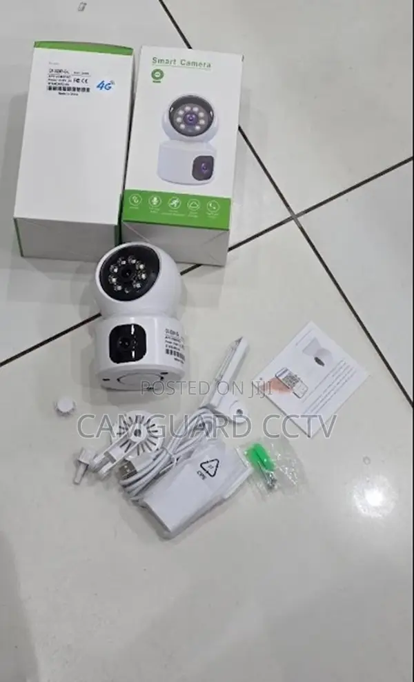 V380 Dual Lens Wifi PTZ Camera Smart Net Baby Monitor With Sd Slot