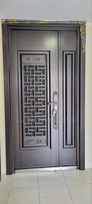 Modern Steel Security Door With Ventilation