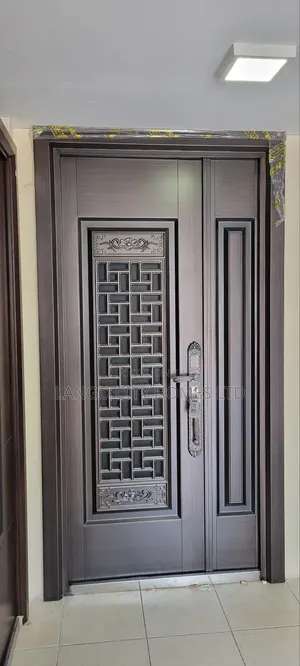 Modern Steel Security Door With Ventilation