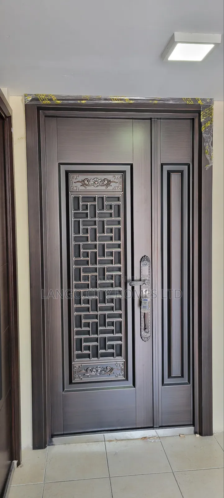 Modern Steel Security Door With Ventilation