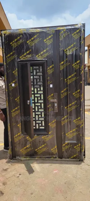 Modern Steel Security Door With Ventilation