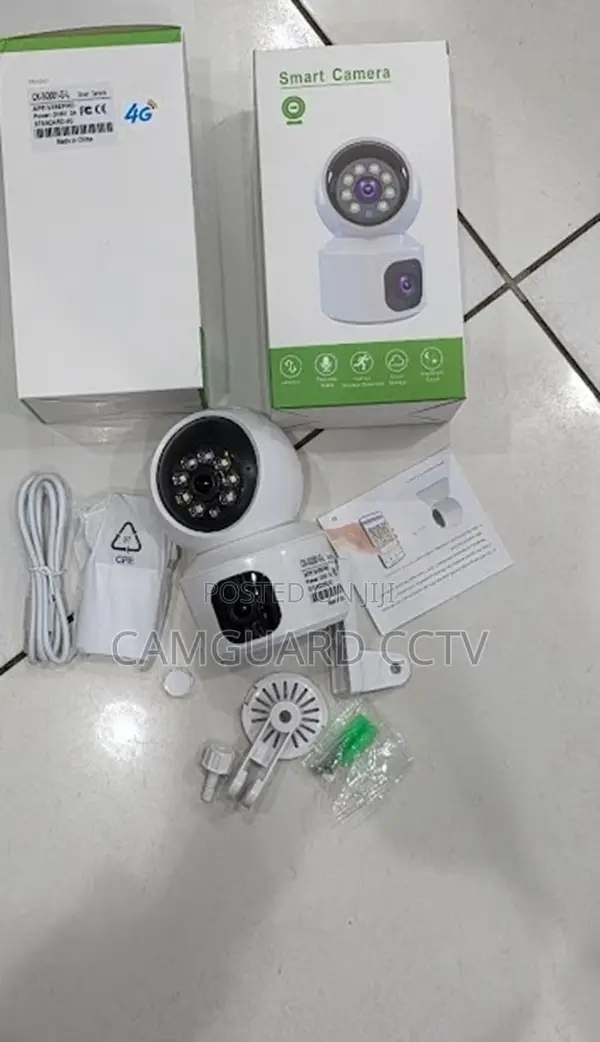 V380 Dual Lens Wireless Wifi Baby Monitor Security Camera