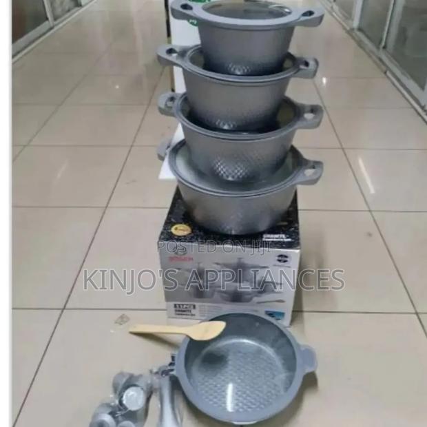 Bosch 11pcs Cookware With Silicone Lid Covers - main view