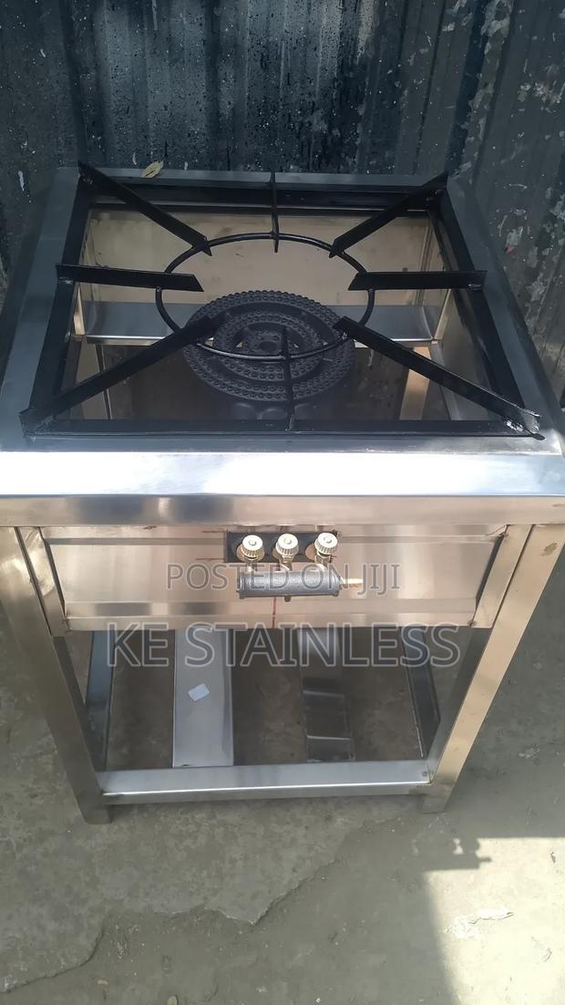 Single Burner Pure Stainless Steel Hotel