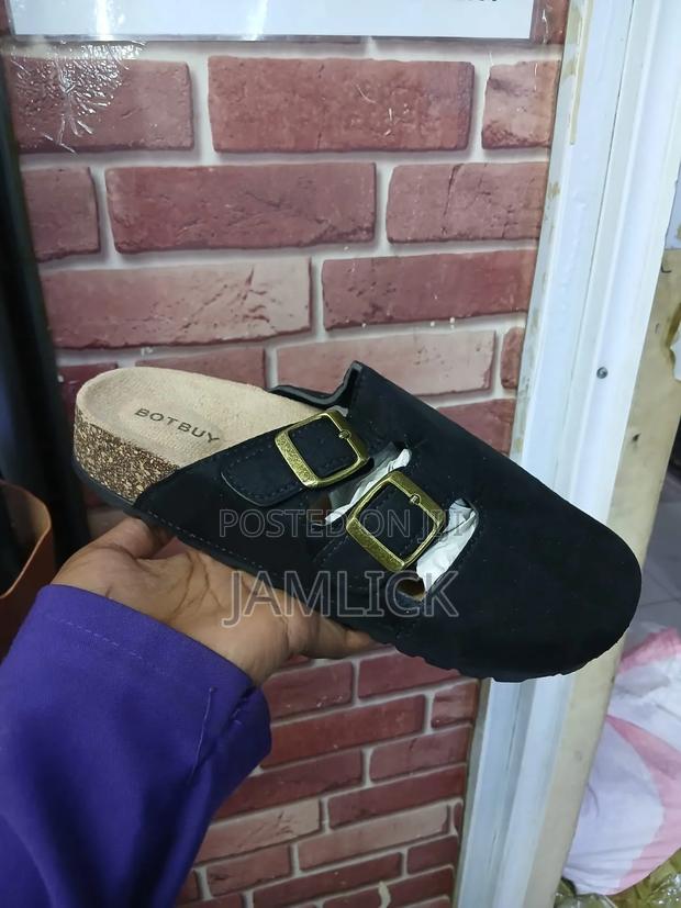 Double Clock/Double Strap Clog/ Leather Crocs - Al - thumbnail 3