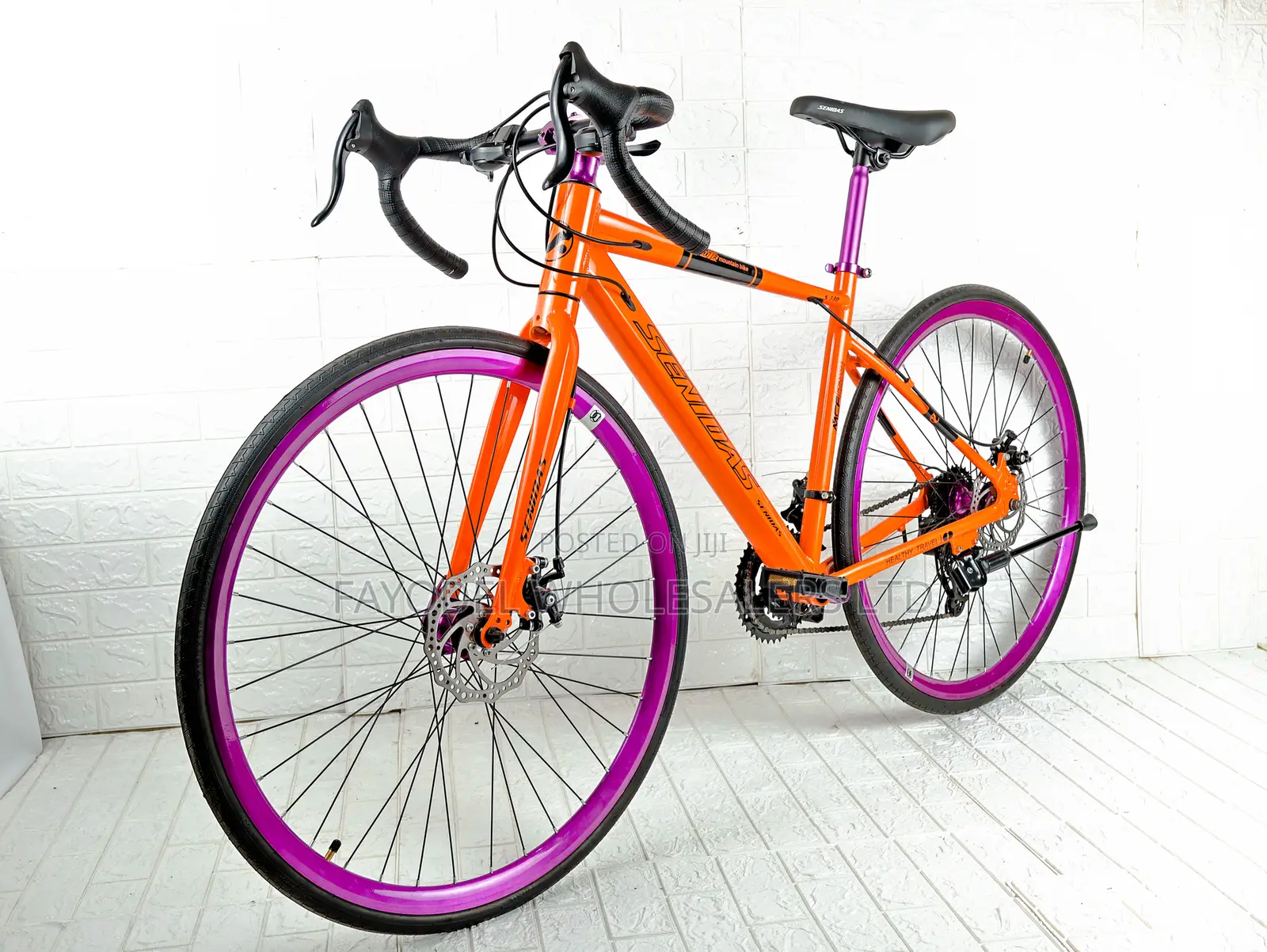 Senidas Alluminium Road Bike Color Orange Size 26