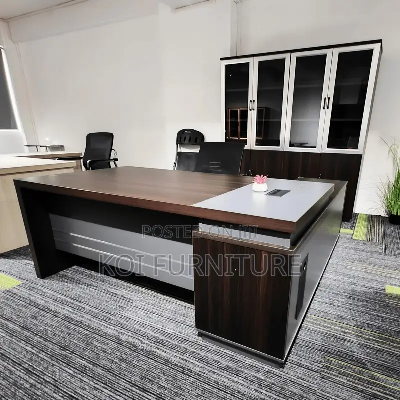 Office Desk; 1.8 Meters Executive Office Desks With Coded Drawers