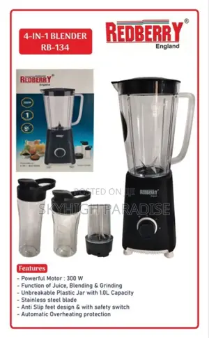 Redberry Blender 4 in 1 Power 300w