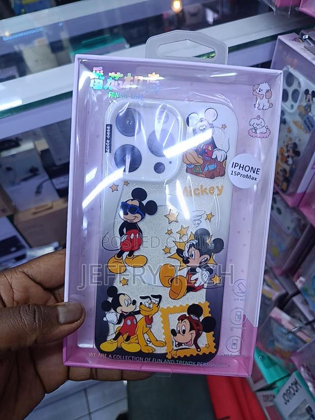 Disney-Themed Mickey Mouse Case for iPhone 15 Pro Max. - main view