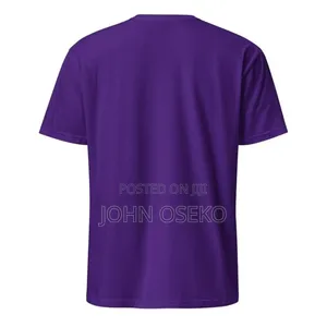 Unisex Purple Roundneck Tshirt
