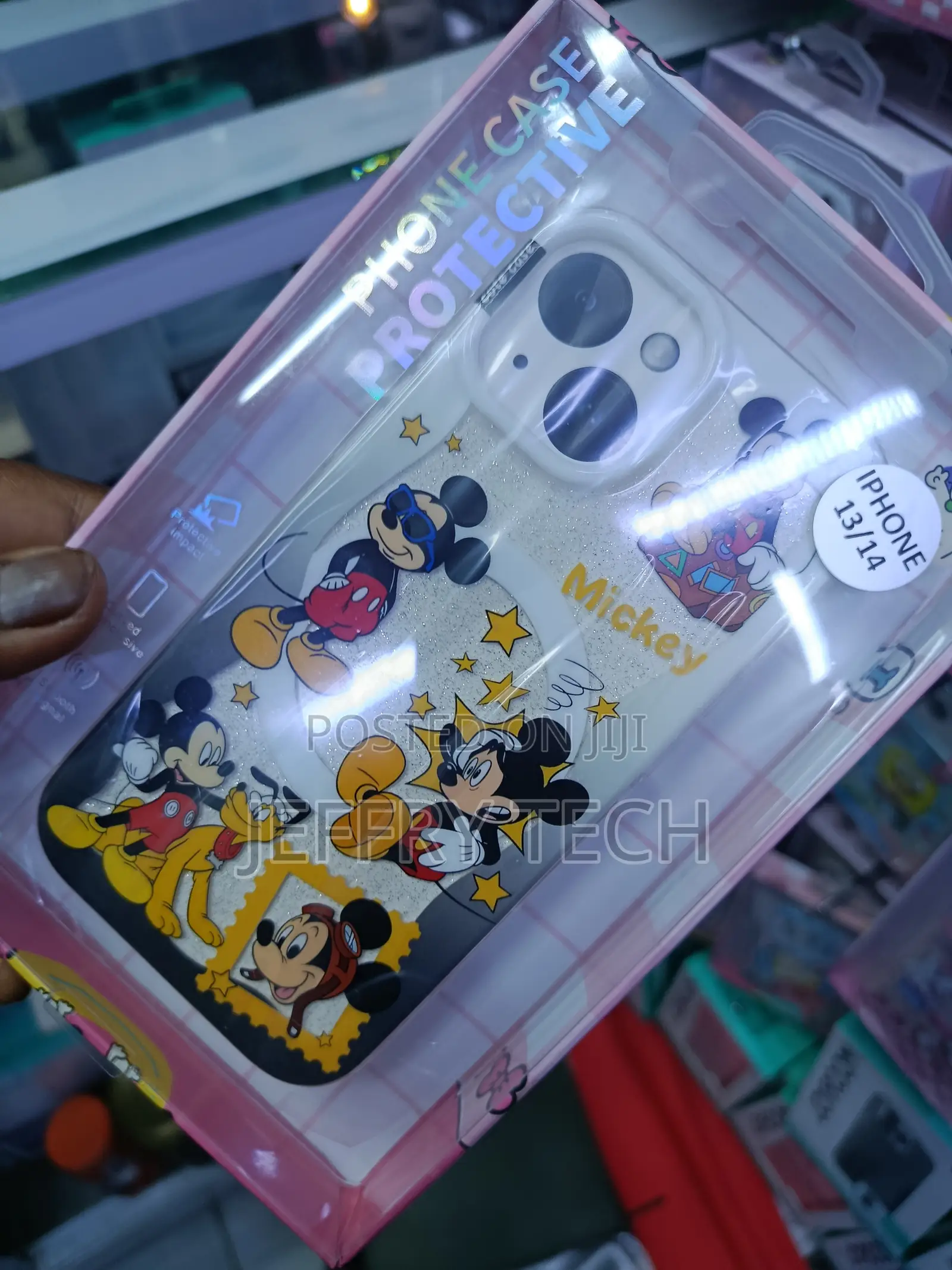 Mickey Mouse Cartoon Protective Tpu Case for Apple iPhone 13 or 14.