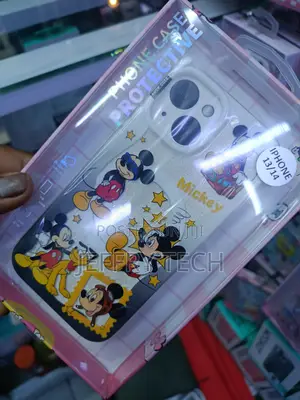 Mickey Mouse Cartoon Protective Tpu Case for Apple iPhone 13 or 14.