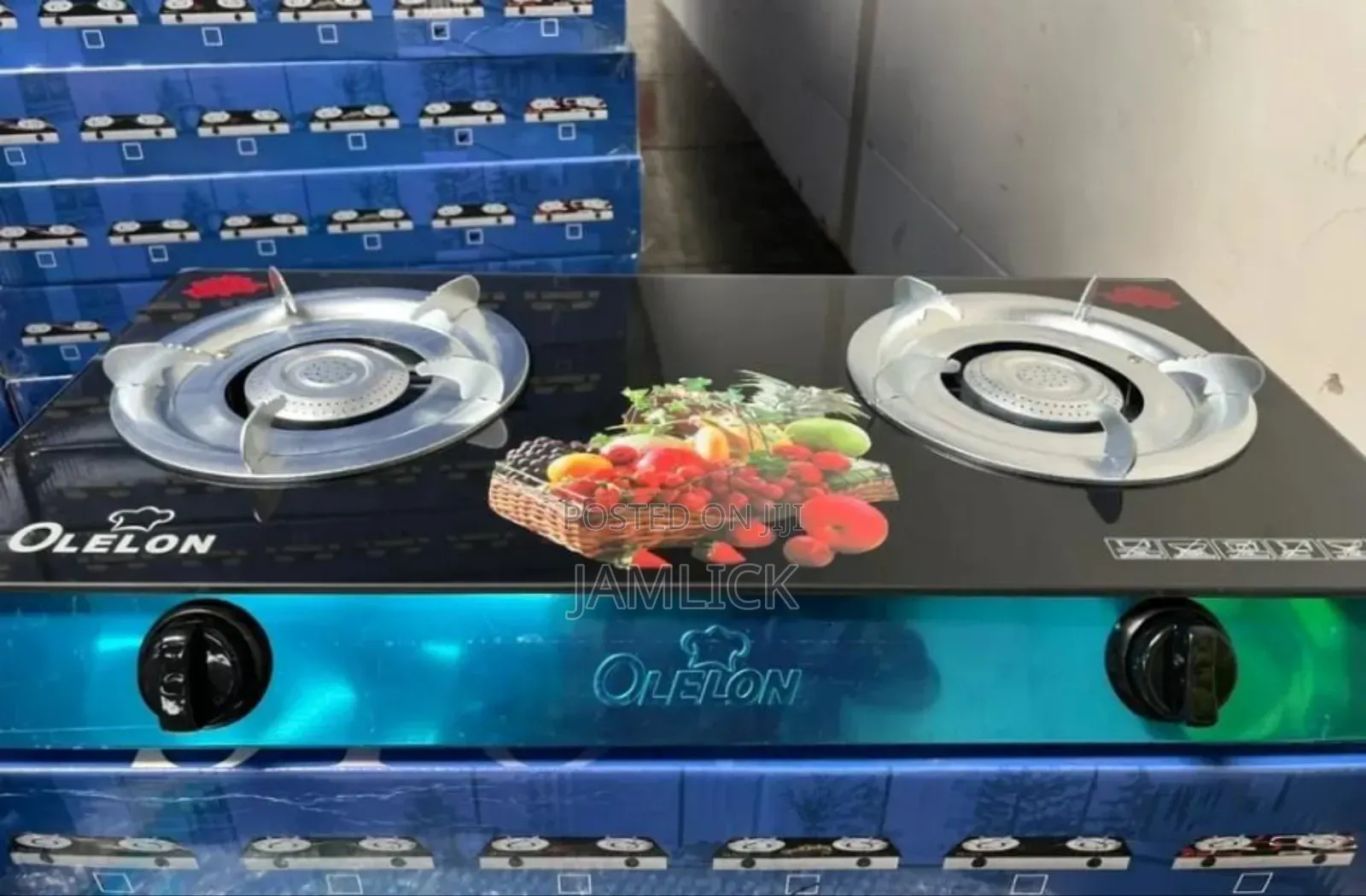 2-Burner Glass Top Gas Stove - Dv