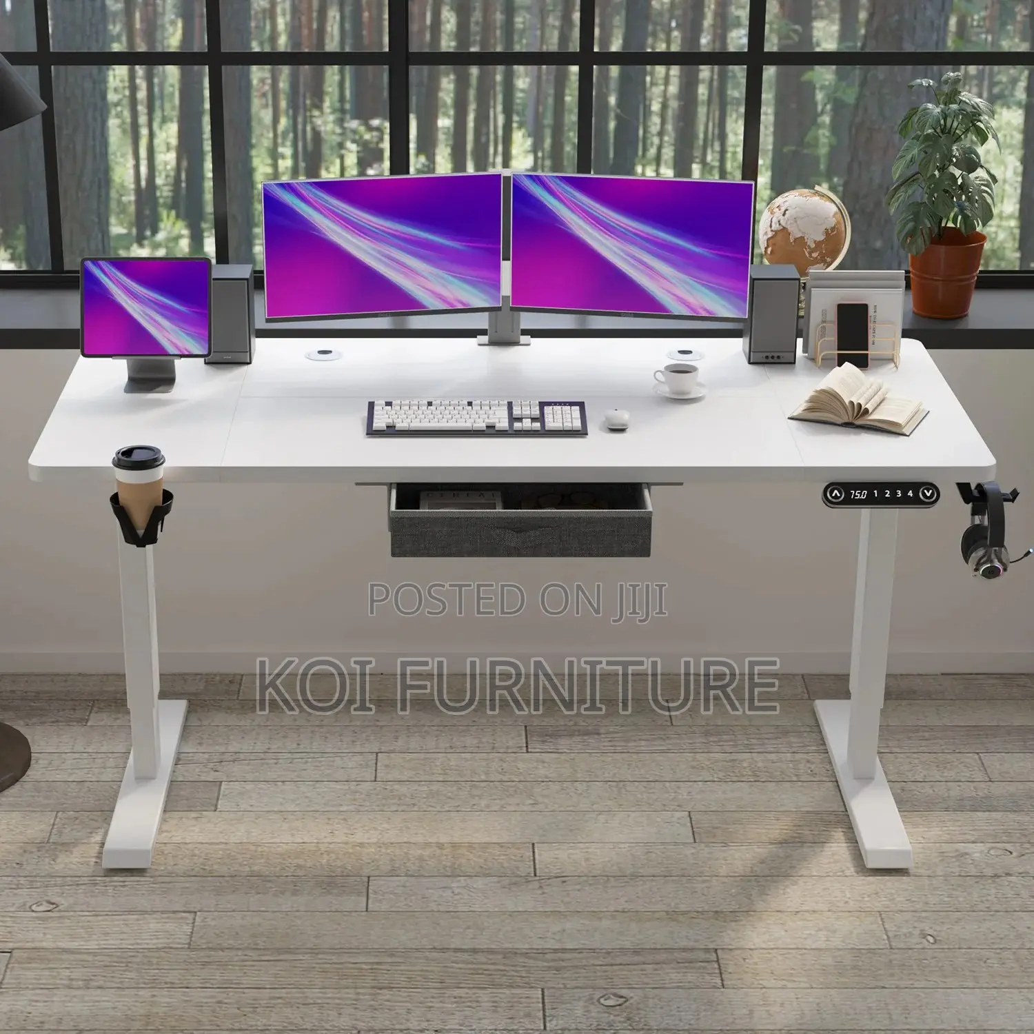 Office Table; Office Height Adjustable Standing Desk