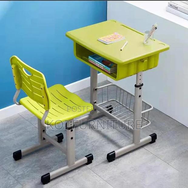 Home Desk; Advanced Home Study Desk Chair Set for Kids Growing - thumbnail 6