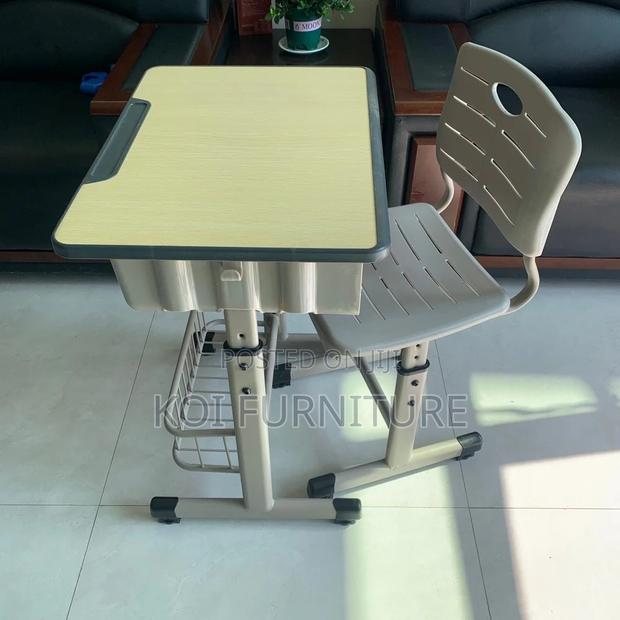 Home Desk; Advanced Home Study Desk Chair Set for Kids Growing - thumbnail 7