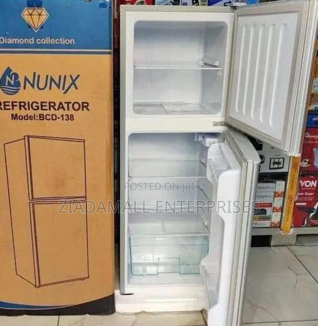 Nunix 138 Litres Large Capacity Double Door Refrigerator Fridge