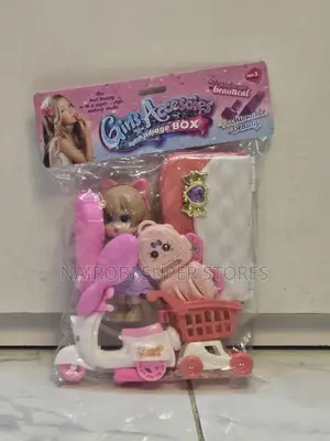 Girls Accessories Toy Set – Doll With Fun Play Items