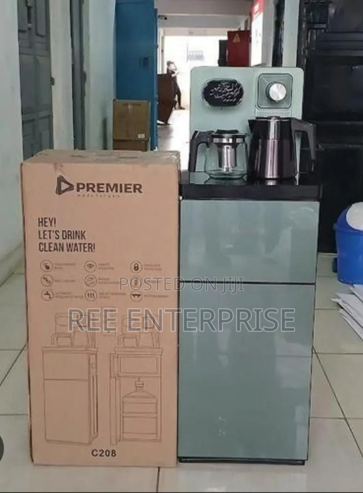 *Premier Pm208 Bottom Load Hot and Cold Water Dispenser
