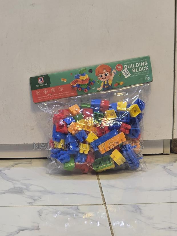 96 PCS Colorful Building Block Set – Creative Play for Kids - thumbnail 2