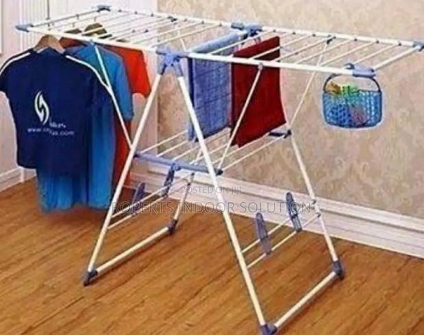 Extendable/Expandable Clothes Hanger Blue Only - main view