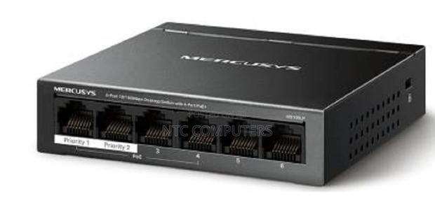 Mercusys 6-Port 10/100mbps Desktop Switch With 4-Port Poe+ -Tl-Ms106lp