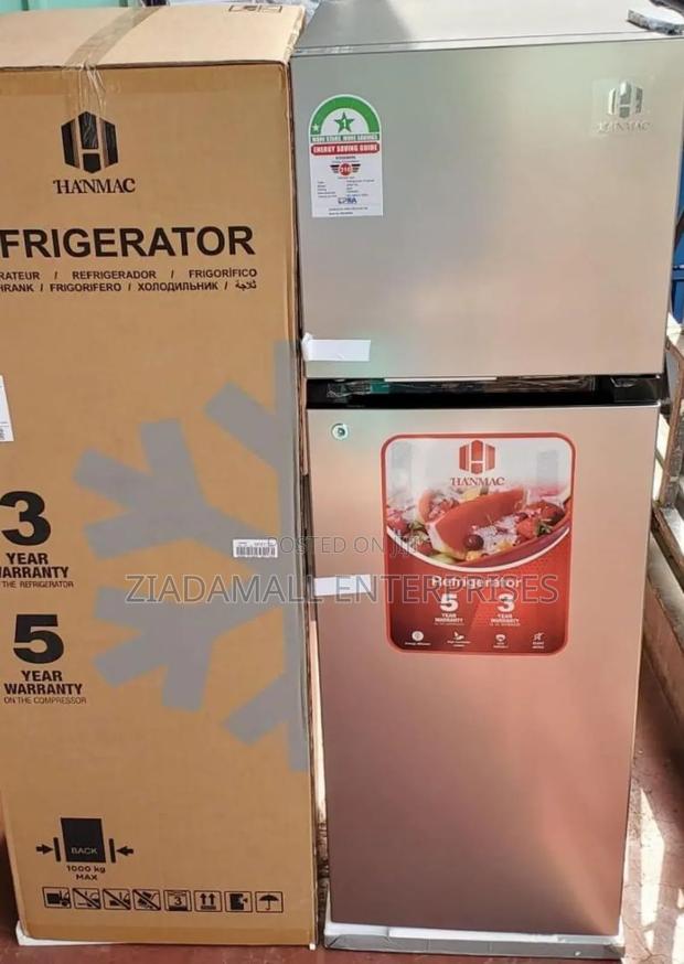 Hanmac Refrigerator Hanmac 173litres Double Door Fridge