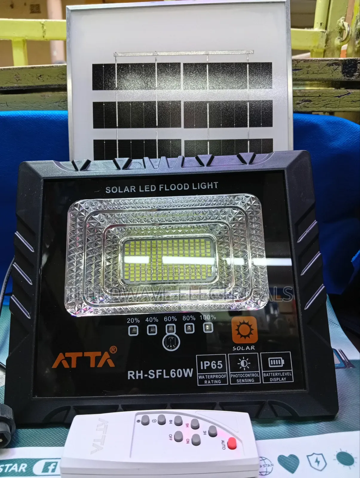60 WTS Solar Flood Light