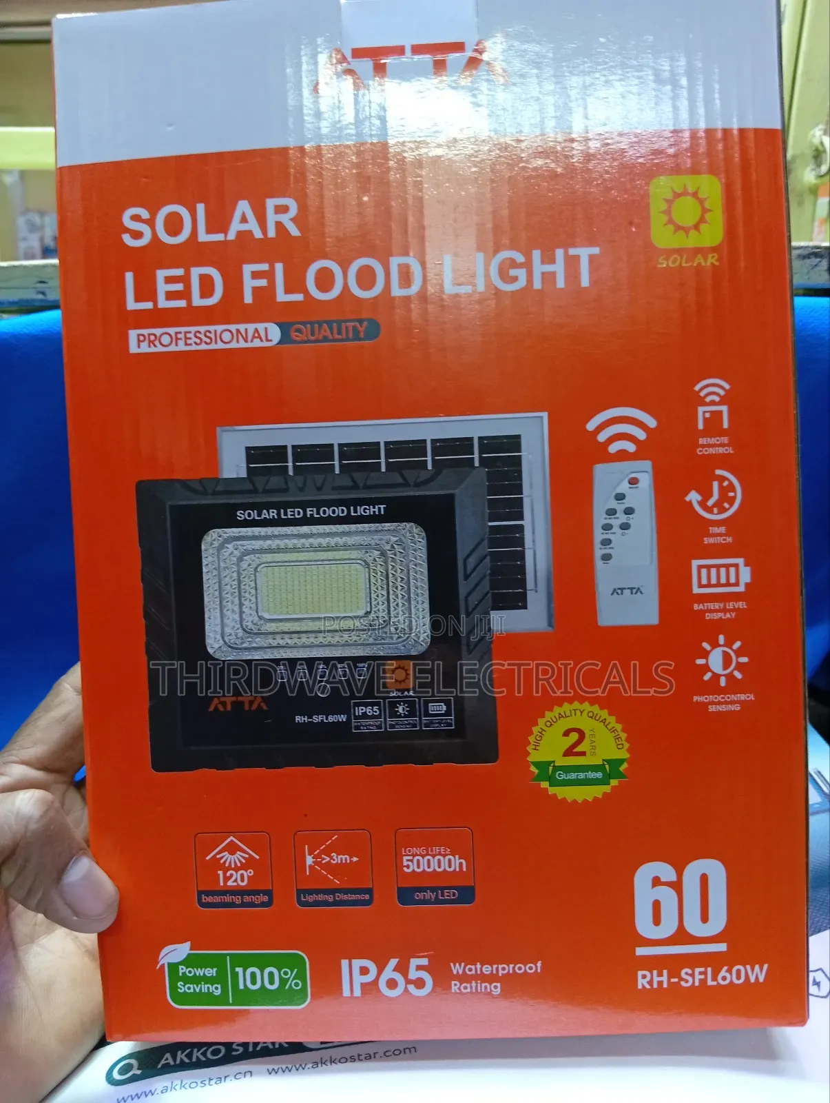60 WTS Solar Flood Light