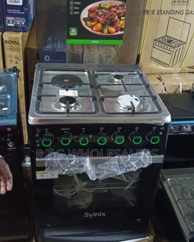 Syinix 60x60 3+1 Cooker With Electric Oven Turbo Fan