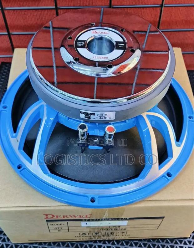 Derwel 12de600 12inch 600watts 75.5mm Voice Coil Speaker