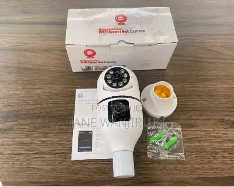New V380dual Lense Bulb PTZ Camera