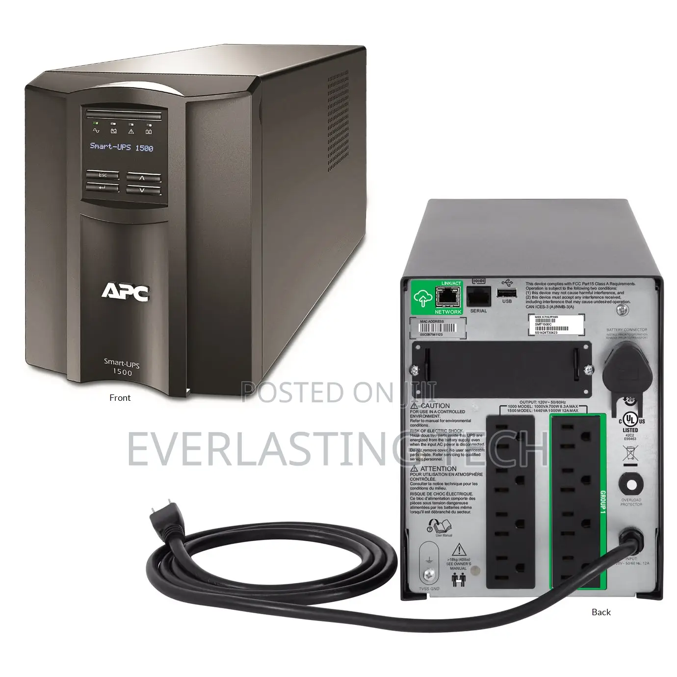 Apc Smart-Ups 1500va LCD 230v (Smt1500ic)